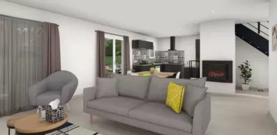 Image du modèle de maison FLOOR-VUE INTERIEURE