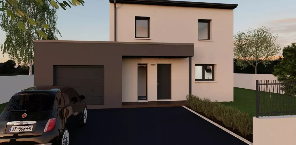 Image du modèle de maison MILLESIME-VUE AVANT NUIT