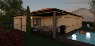 Image du modèle de maison BUSCA-VUE ARRIERE NUIT