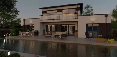 Image du modèle de maison G-VUE ARRIERE NUIT
