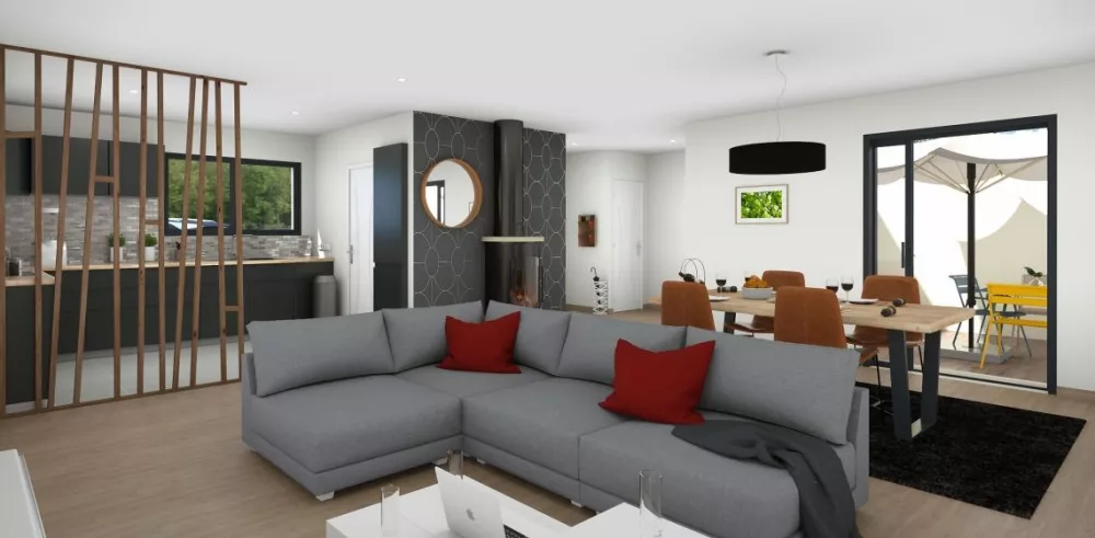 Image du modèle de maison LUNION-VUE INTERIEURE