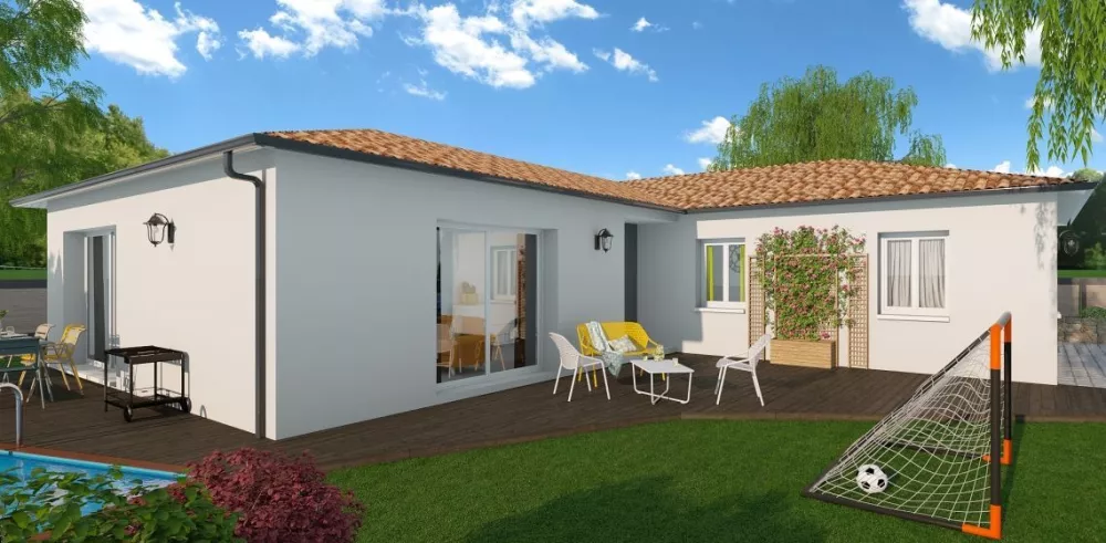 Image du modèle de maison ROSERAIE-VUE ARRIERE