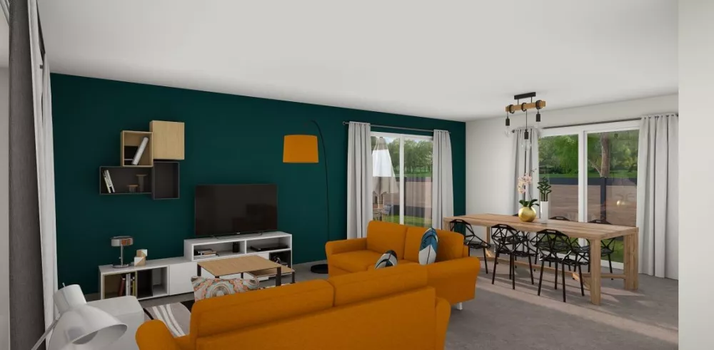 Image du modèle de maison ROSERAIRE-VUE INTERIEURE