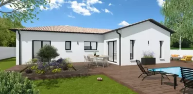 Image du modèle de maison TOULOUSE-VUE ARRIERE
