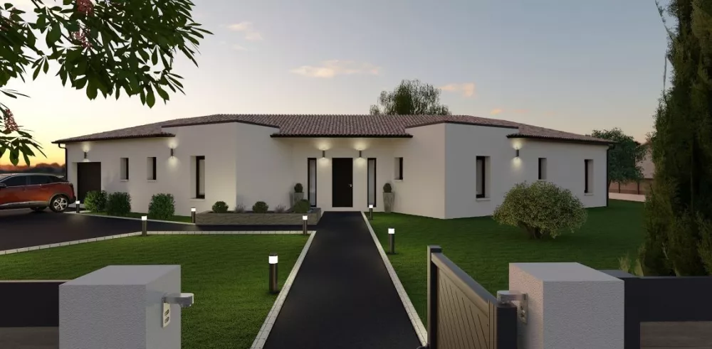 Image du modèle de maison WILSON-VUE AVANT NUIT