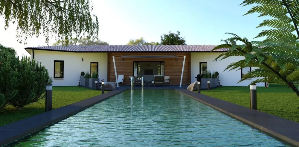 Image du modèle de maison WILSON-VUE ARRIERE