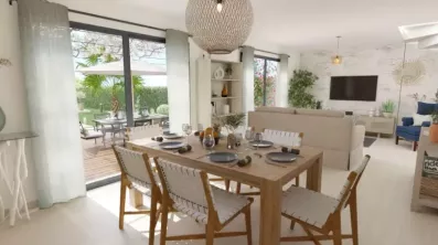 Image du modèle de maison visuel pub sam