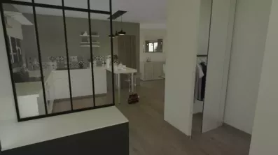 Image du modèle de maison entrée