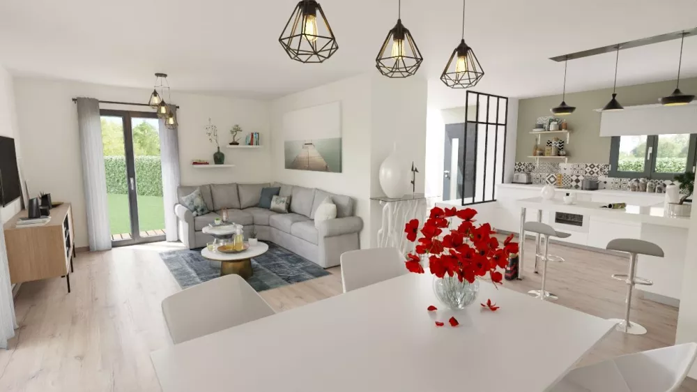 Image du modèle de maison Pièce de vie