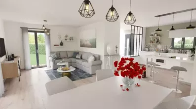 Image du modèle de maison Pièce de vie