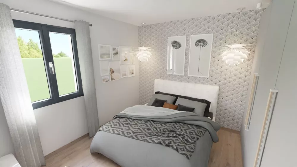 Image du modèle de maison chambre parentale