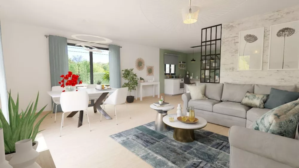 Image du modèle de maison visuel salle à manger