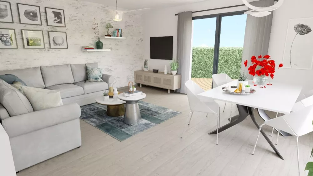 Image du modèle de maison visuel salon 2