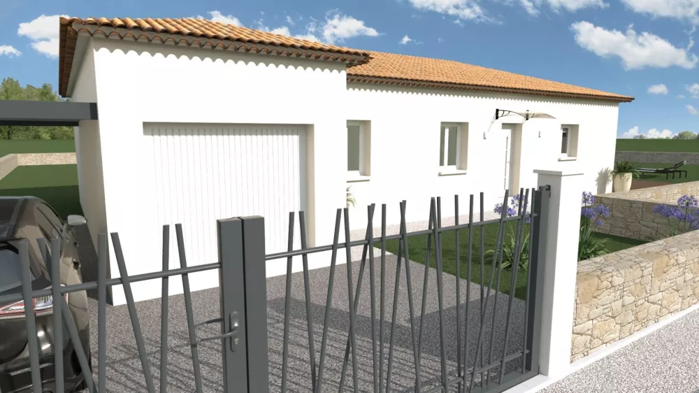 Image du modèle de maison extérieur garage