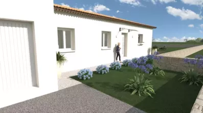 Image du modèle de maison entrée personnage 2