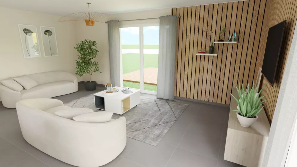 Image du modèle de maison salon