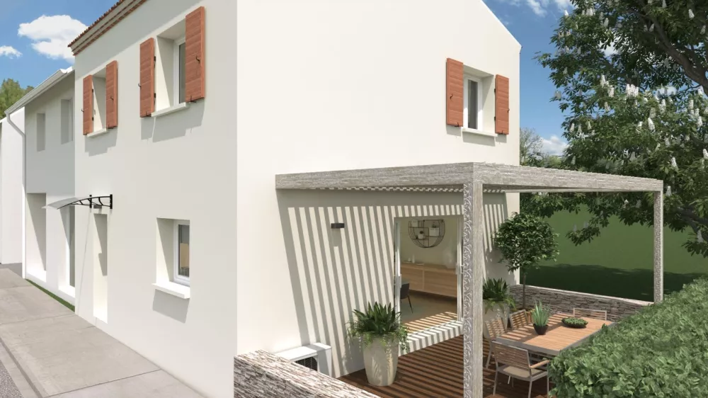Image du modèle de maison visuel façade