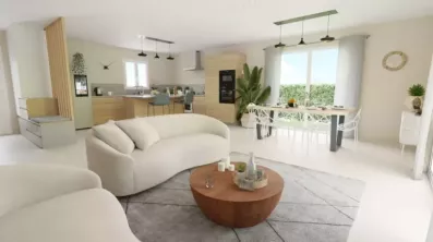 Image du modèle de maison pièce de vie