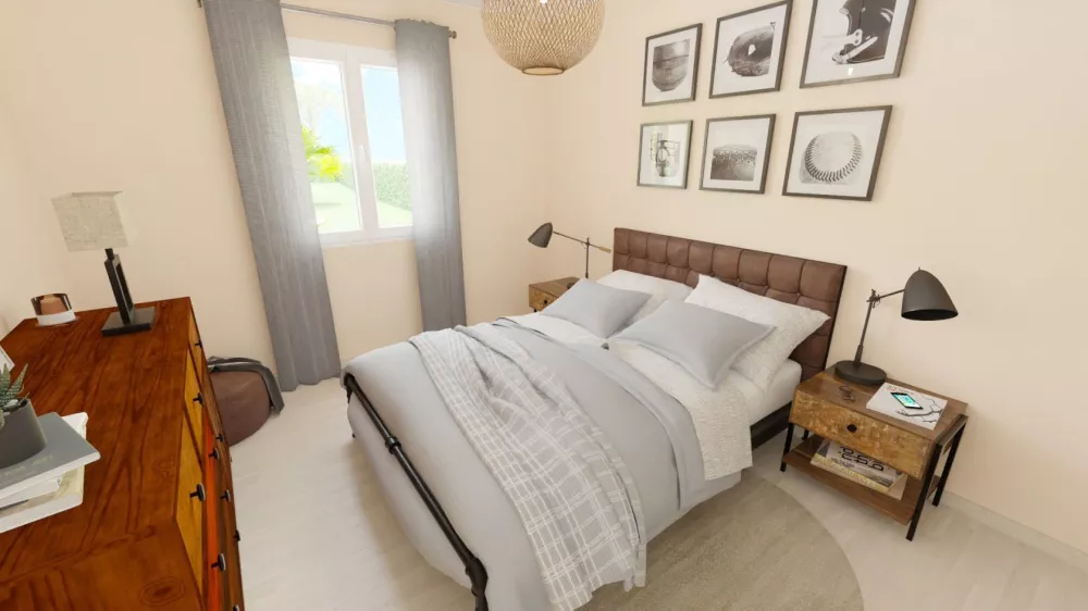 Image du modèle de maison chambre