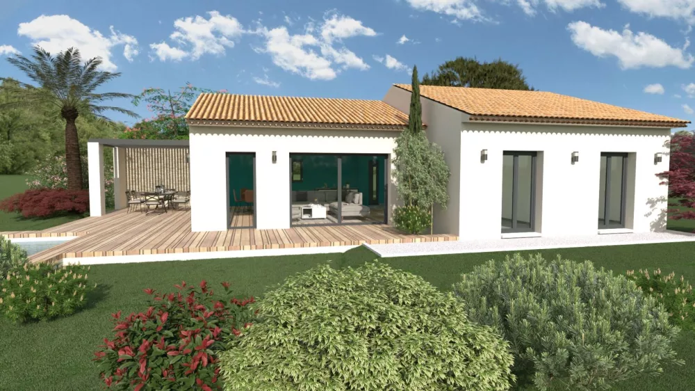 Image du modèle de maison Façade sud