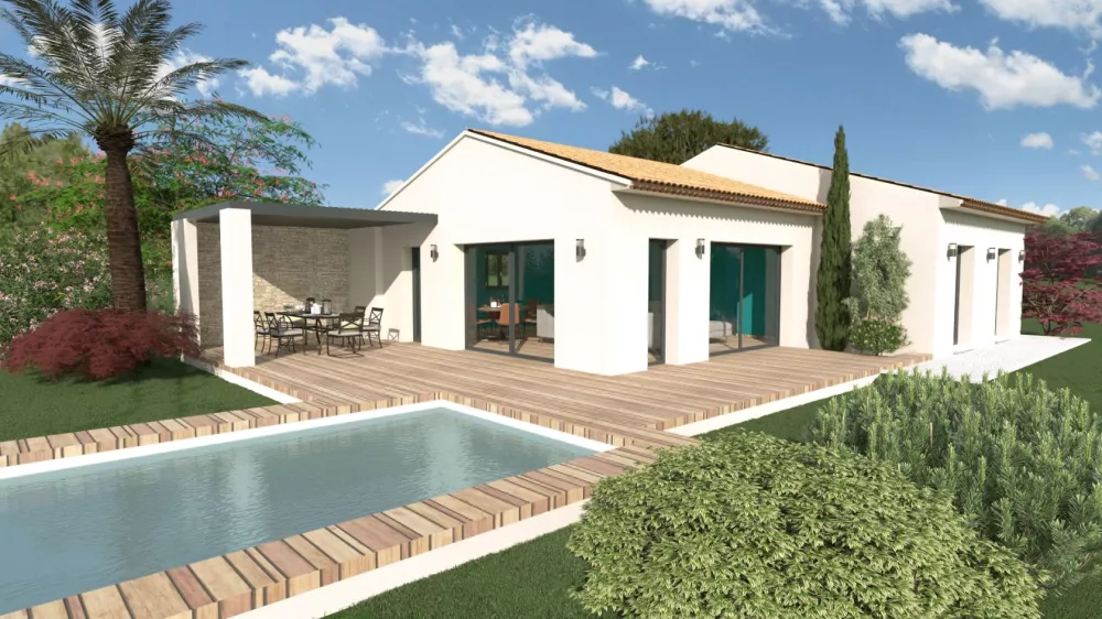 Image du modèle de maison Façade ouest