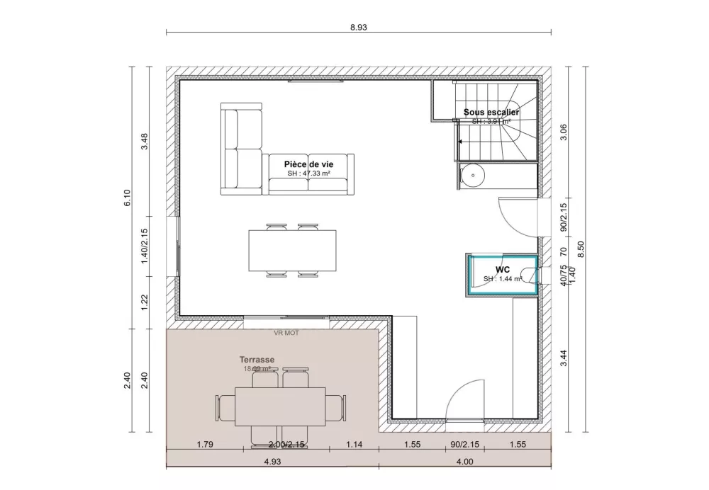 Image du modèle de maison Plan RDC (18)