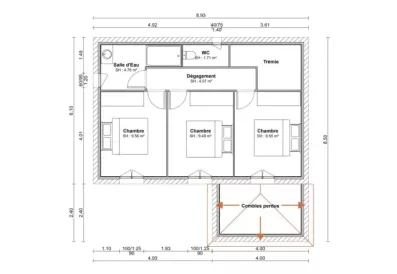 Image du modèle de maison Plan Étage 1 (6)