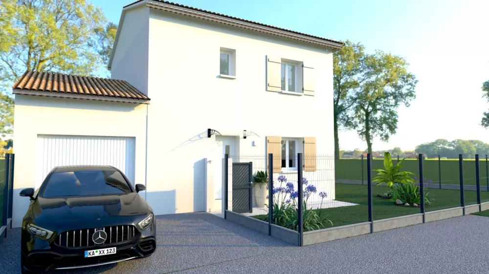 Image du modèle de maison visuel entrée