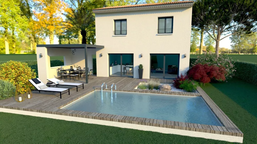 Image du modèle de maison Visuel Bastide 92 m² lot 2