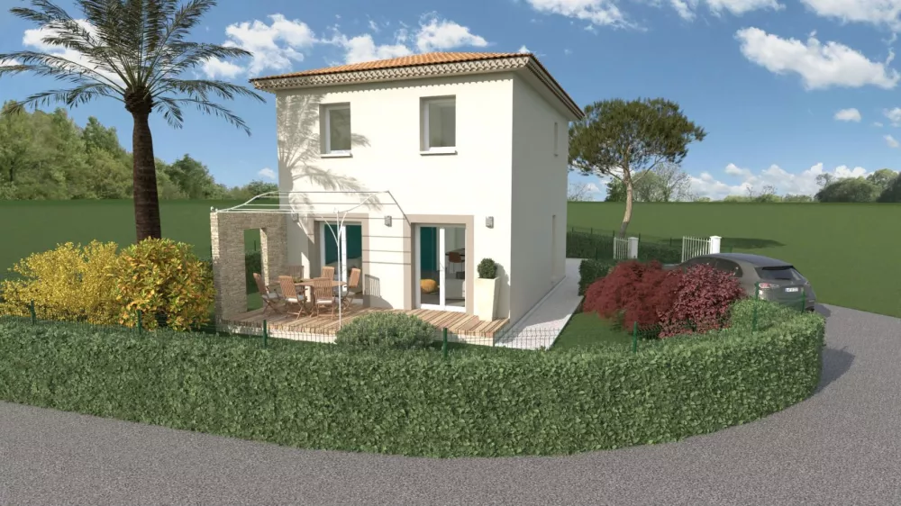Image du modèle de maison Facade lot 11 80 m²