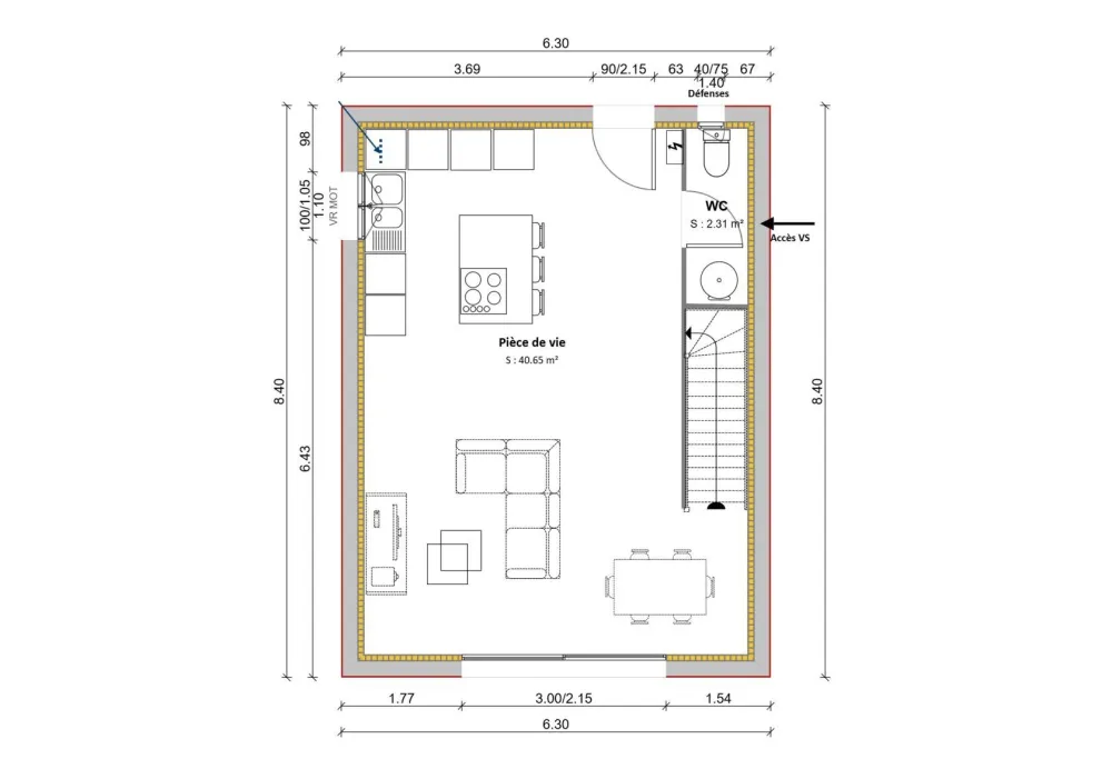 Image du modèle de maison RDC
