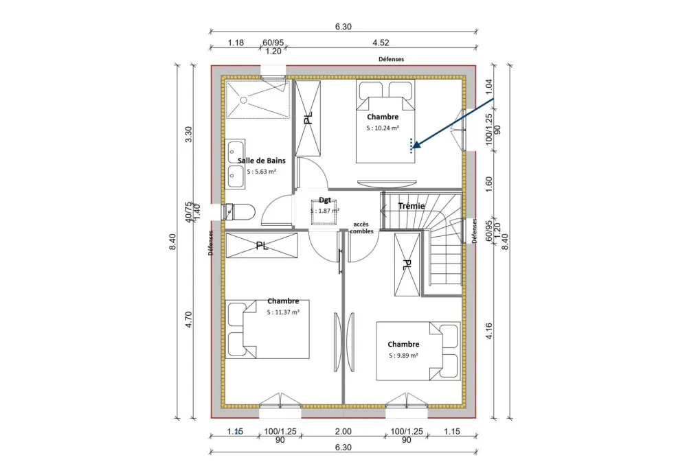 Image du modèle de maison 1 étage