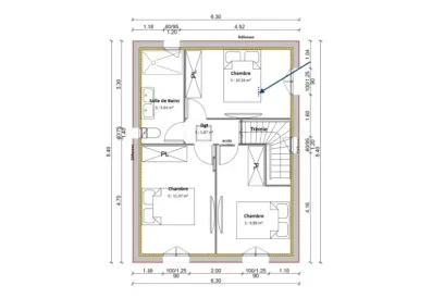 Image du modèle de maison 1 étage