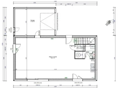 Image du modèle de maison plan rdc 1