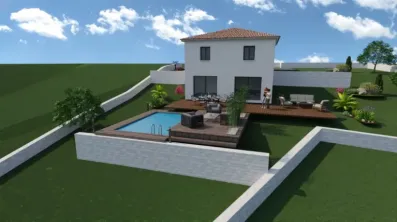 Image du modèle de maison vue de face