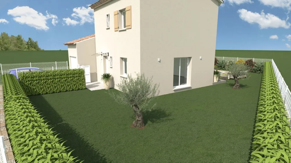 Image du modèle de maison vue en trée