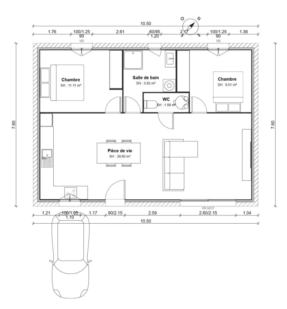 Image du modèle de maison Plan RDC (24)