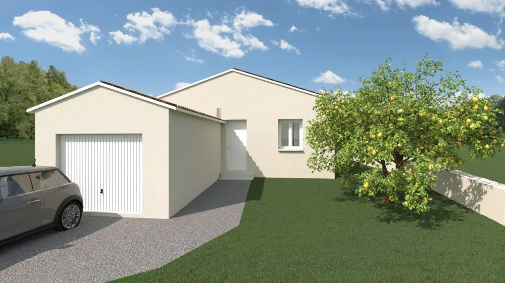 Image du modèle de maison Façade Est (1)