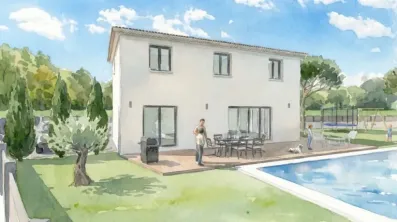Image du modèle de maison Façade Est - 2