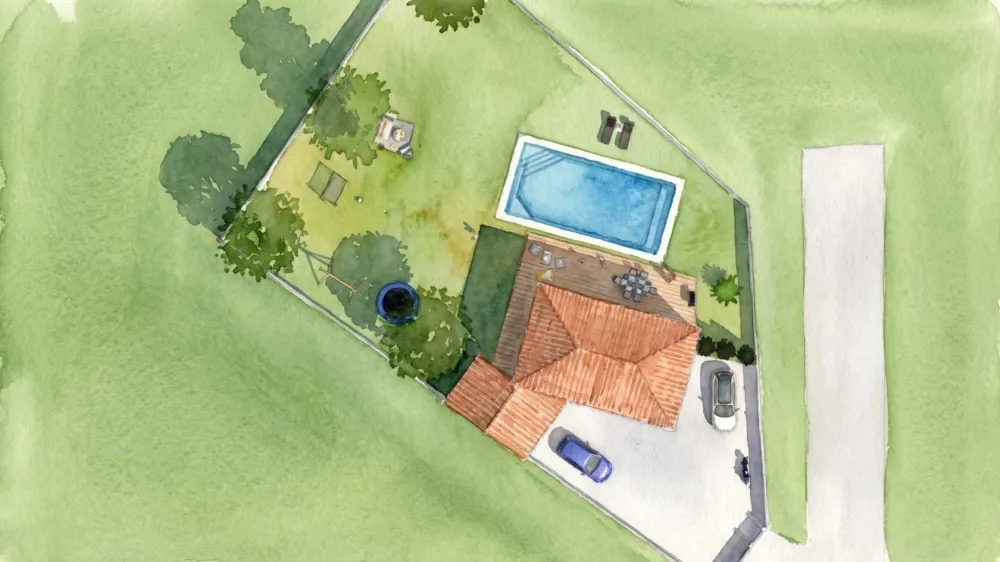 Image du modèle de maison Rendu