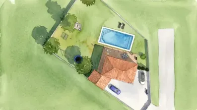 Image du modèle de maison Rendu