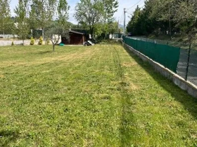 Image du modèle de maison Vue cloture EST depuis SUD vers NORD