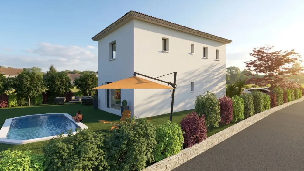 Image du modèle de maison Façade Sud-Est - 2