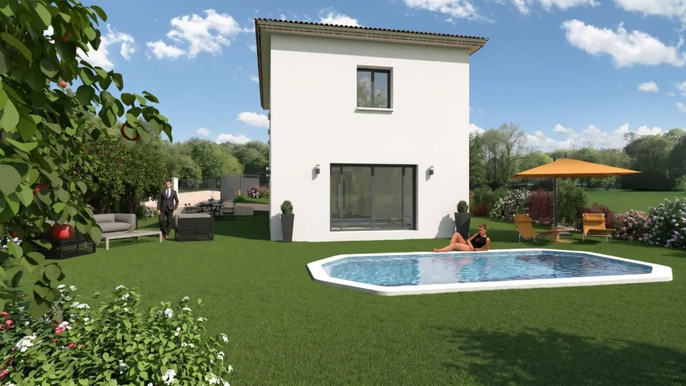 Image du modèle de maison Façade Sud-Ouest - 2