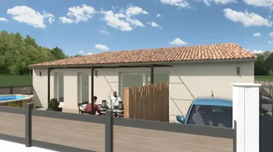 Image du modèle de maison Façade Sud - 3