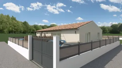 Image du modèle de maison Façade Sud - 2