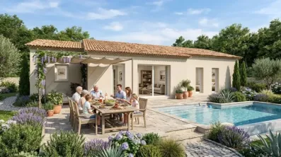 Image du modèle de maison Visuel IA