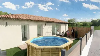 Image du modèle de maison Façade Sud (1)