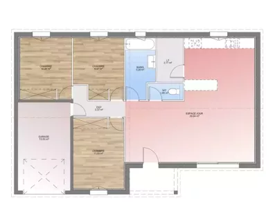 Image du modèle de maison PLAN RDC 85-sans cotes