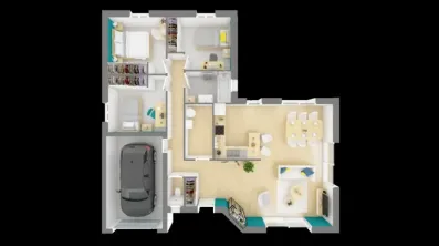 Image du modèle de maison domasud_alice_88-f0-vue_de_dessus_rdc